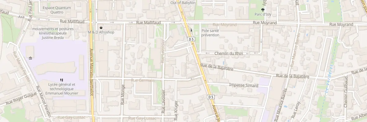 Plan du 4B Rue Germain à Grenoble