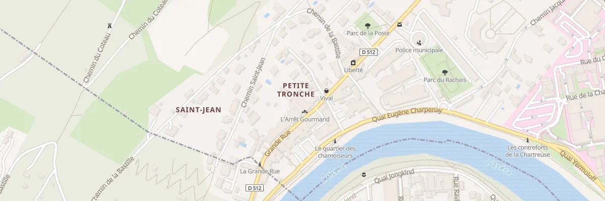 Plan du 116 Grande Rue à La Tronche