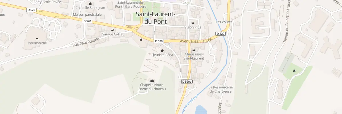 Plan du 4 Rue Ferdinand Buisson à Saint-Laurent-du-Pont