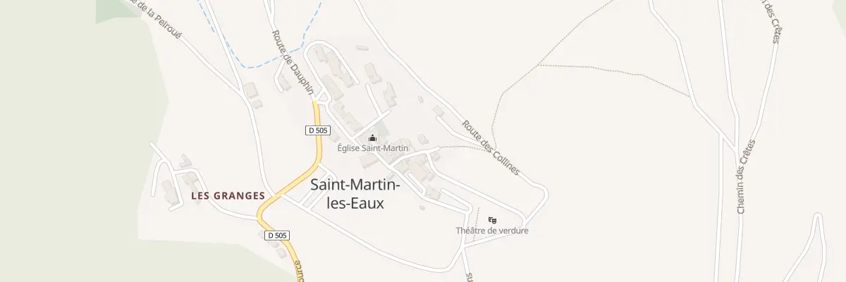 Plan du 9151 Castelas à Saint-Martin-les-Eaux