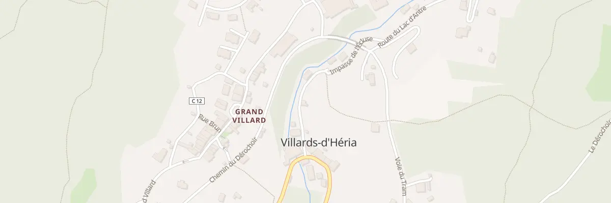 Plan du 6 Imp de l’Écluse à Villards-d’Héria