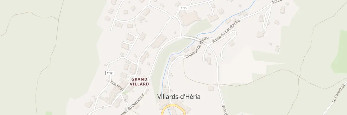 Plan du 3 Imp de l’Écluse à Villards-d’Héria