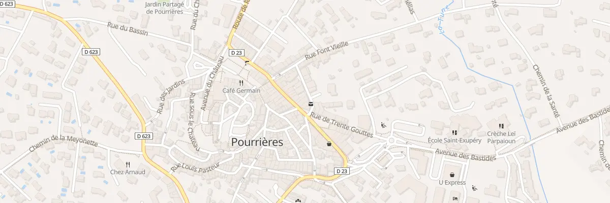 Plan du 19 Grand Rue à Pourrières