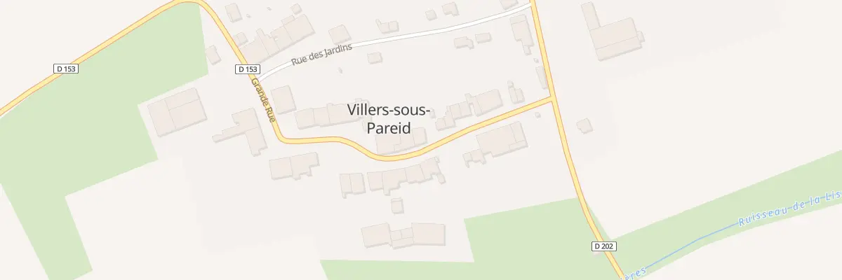 Plan du 10 Gr Grande Rue à Villers-sous-Pareid