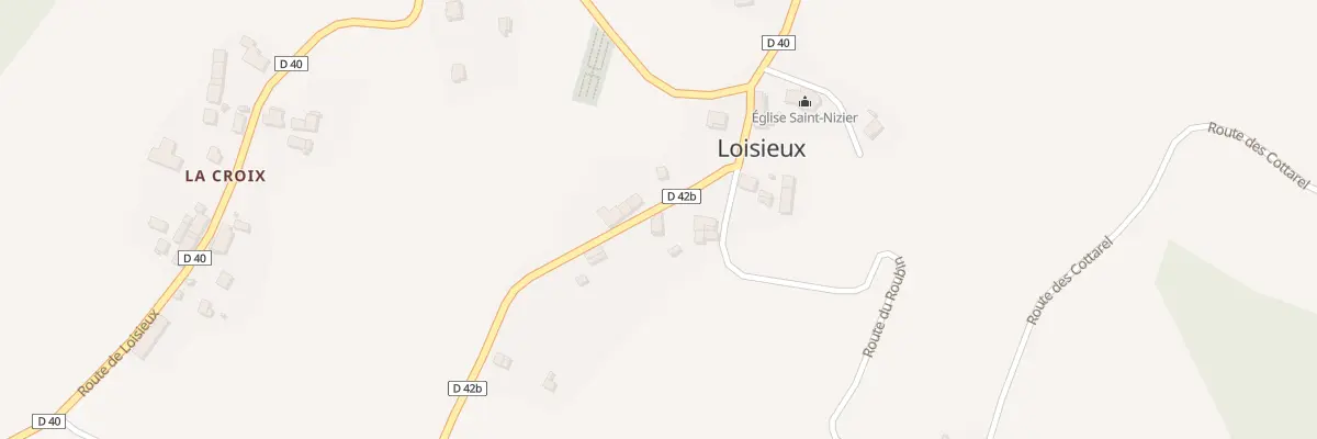 Plan du 135 Rte des Châtaigniers à Loisieux