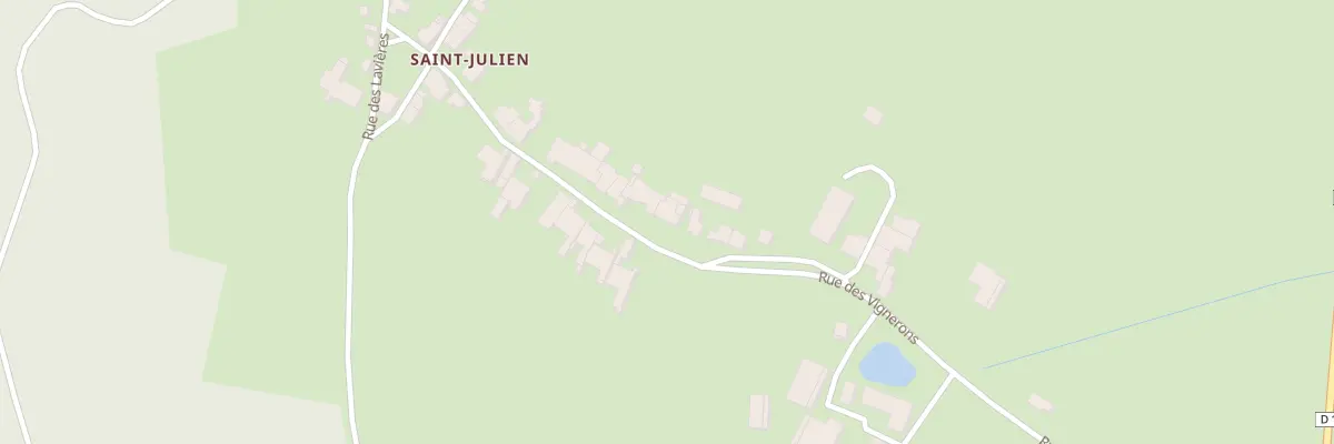 Plan du 15 Rue des Vignerons à La Roche-Morey