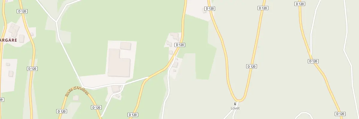Plan du 2 Rte d’Arvieres à Arvière-en-Valromey