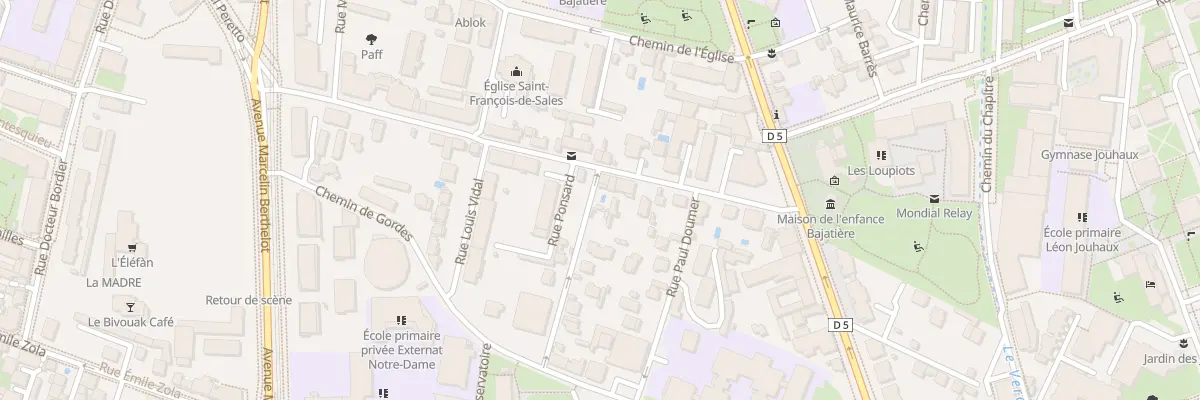 Plan du 13 Rue Ponsard à Grenoble