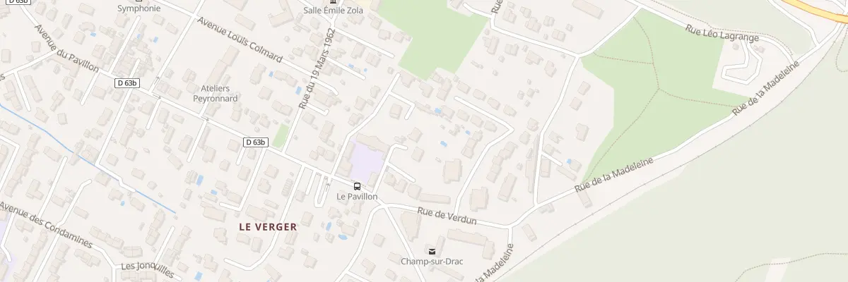 Plan du 110 Av du Pavillon à Champ-sur-Drac