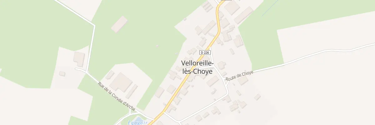 Plan du 10 Rue Grande Rue à Velloreille-lès-Choye