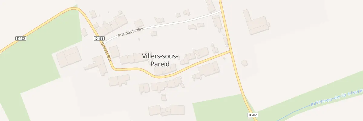 Plan du 8 Gr Grande Rue à Villers-sous-Pareid