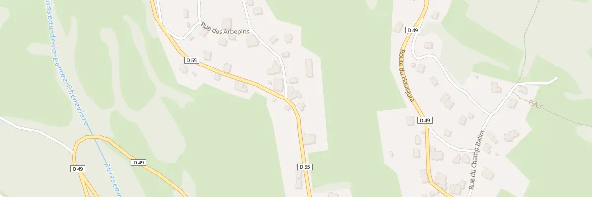 Plan du 562 Rte du Haut-bugey à Échallon