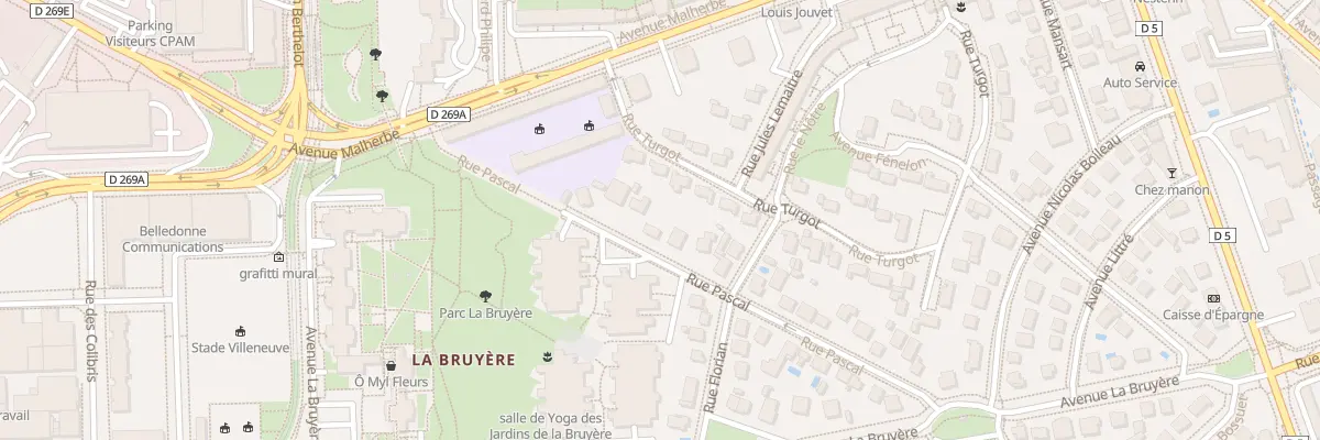 Plan du 32 Rue Pascal à Grenoble