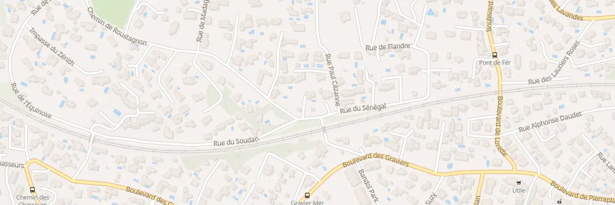 Plan du 210 Rue du Senegal à Bandol