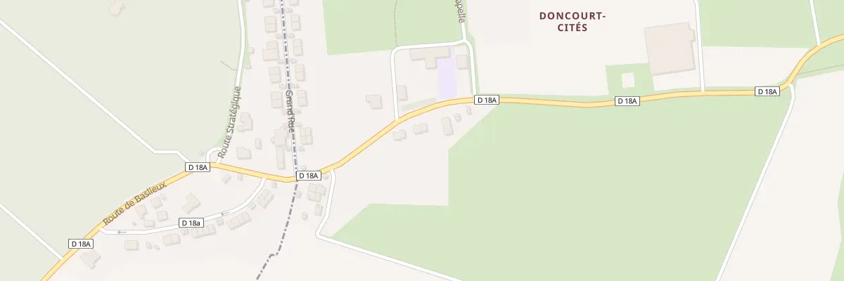 Plan du 11 Rte de Baslieux à Baslieux