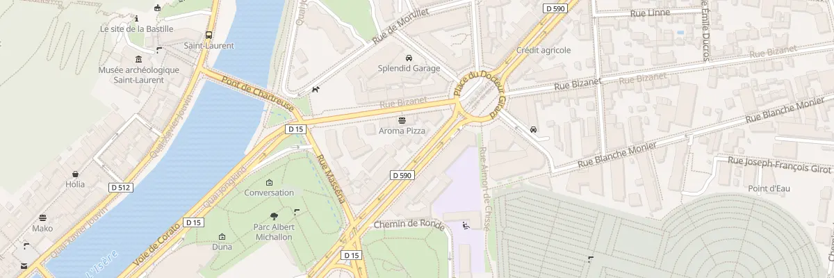 Plan du 30 Av Mal Randon à Grenoble