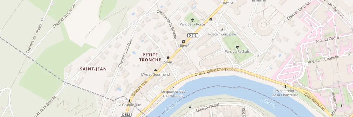 Plan du 125 Grande Rue à La Tronche