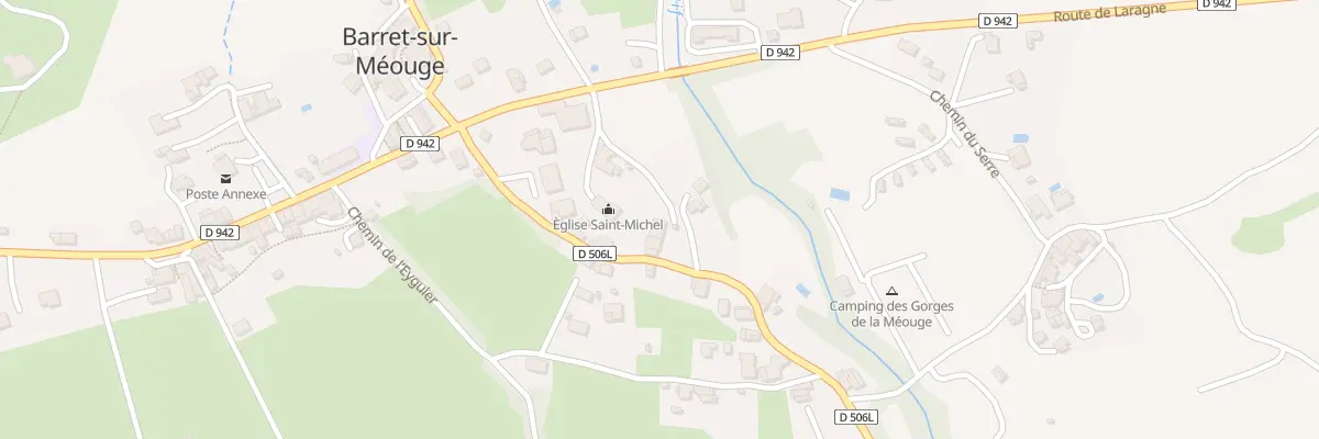 Plan du 4 Mte de l’Église à Barret-sur-Méouge