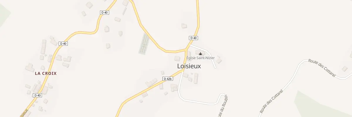 Plan du 739 Rte de Loisieux à Loisieux