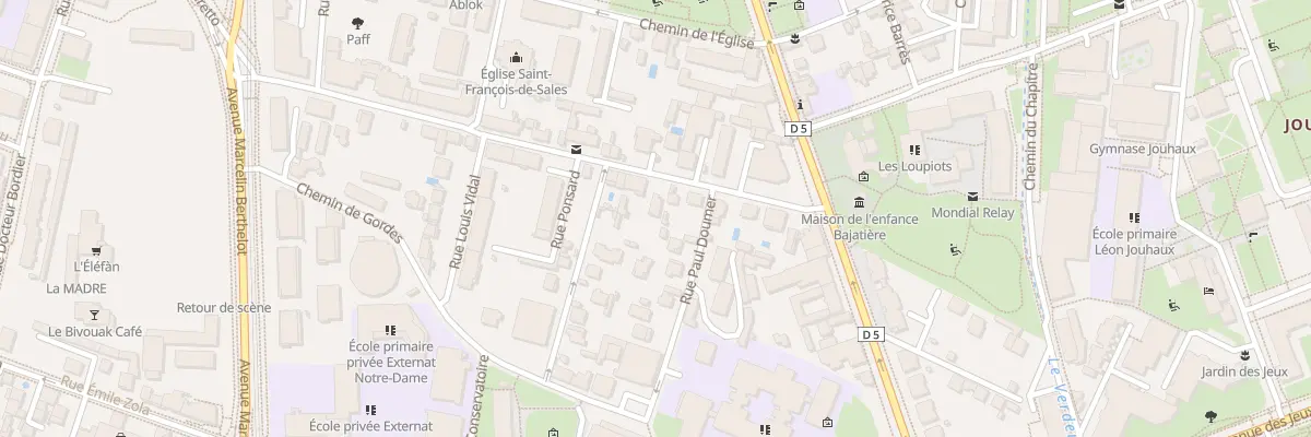 Plan du 9 Rue Ponsard à Grenoble