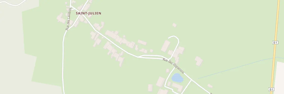 Plan du 19 Rue des Vignerons à La Roche-Morey
