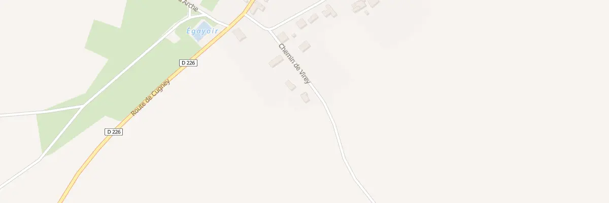 Plan du 6 Che de Virey à Velloreille-lès-Choye