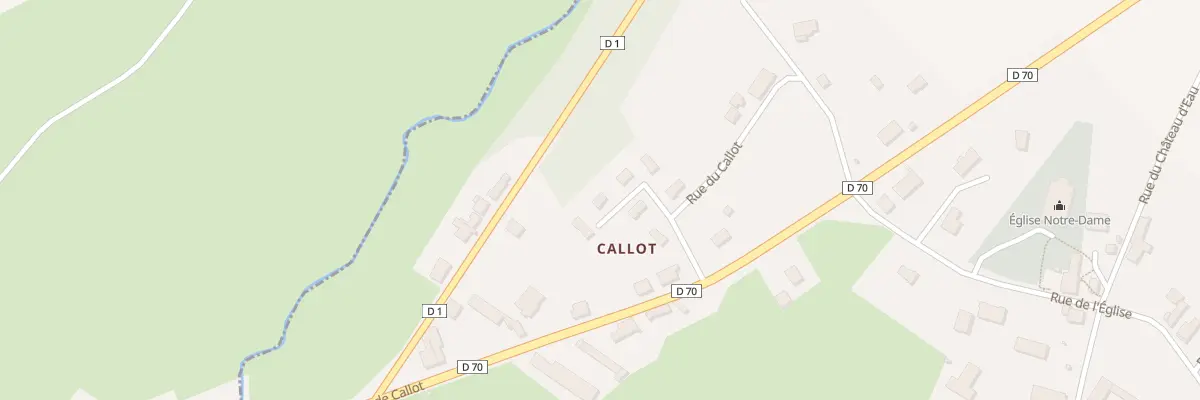 Plan du 4 Lot Lotissement Callot à Membrey