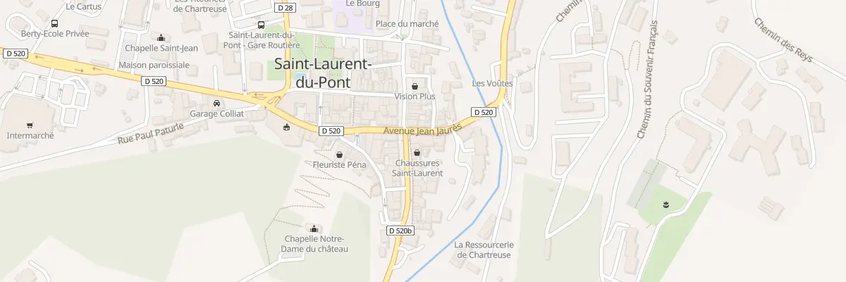 Plan du 28 Av Jean Jaures à Saint-Pierre-d’Entremont