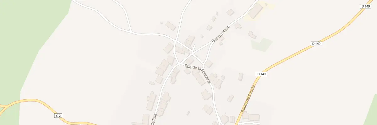 Plan du 5027A Au Village à Thoiria