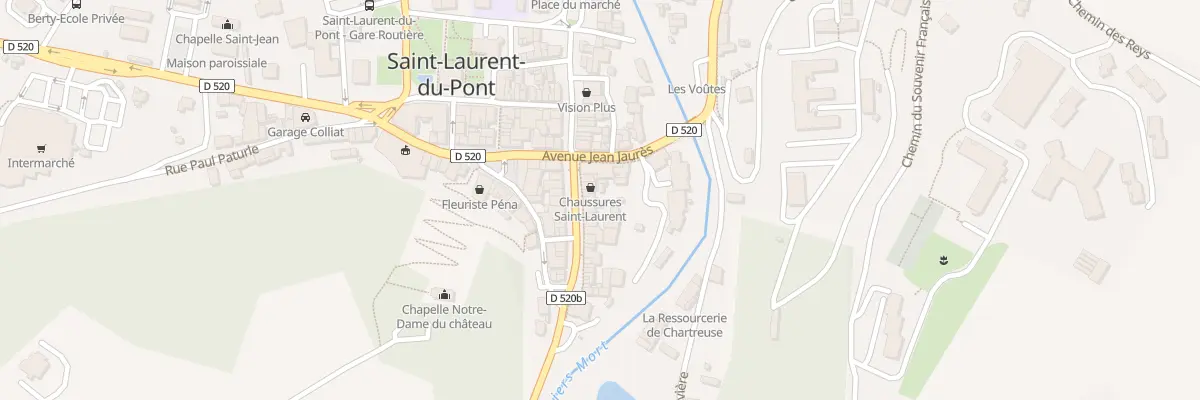 Plan du 9 Av de la Grande Chartreuse à Saint-Laurent-du-Pont