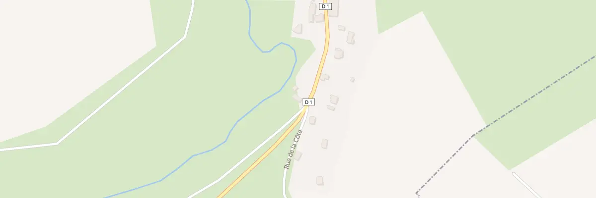 Plan du 1 Rue du Moulin à Brotte-lès-Ray