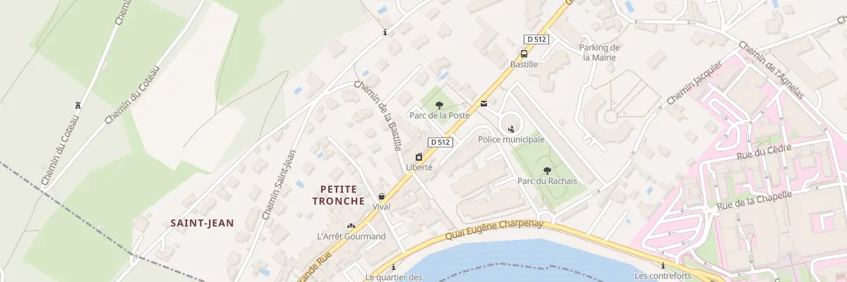 Plan du 98 Grande Rue à La Tronche