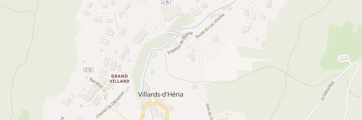 Plan du 8 Rte du Lac d’Antre à Villards-d’Héria