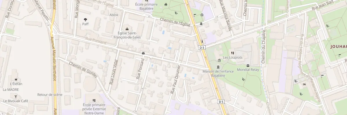 Plan du 4 Rue Ponsard à Grenoble