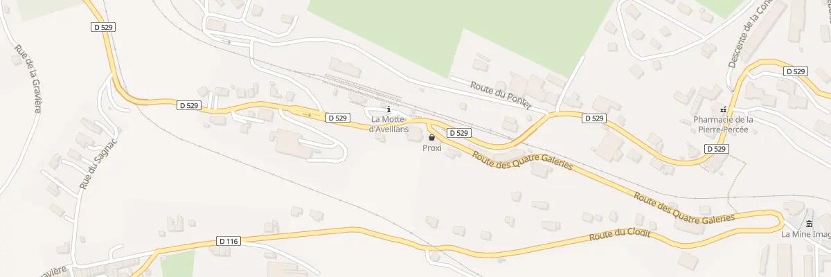 Plan du 5 Rte de la Gare à La Motte-d’Aveillans