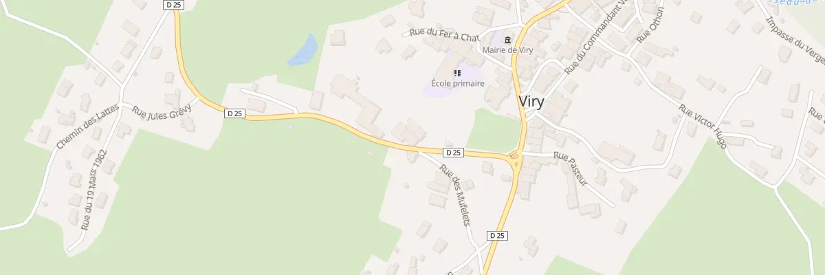 Plan du 10 Rte d’Oyonnax à Viry