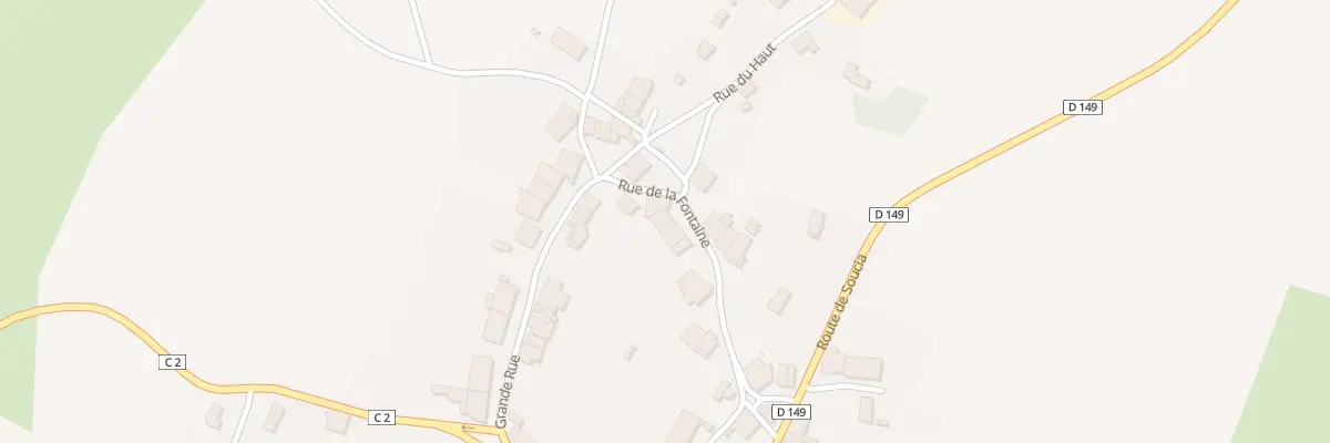 Plan du 253 Rue de la Fontaine à Thoiria