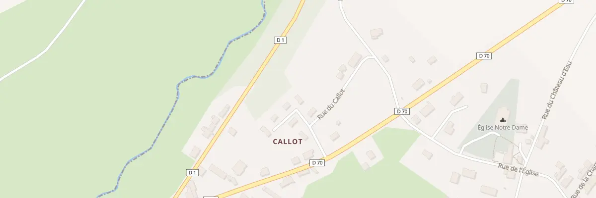 Plan du 2 Lot Lotissement Callot à Membrey