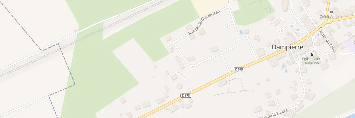 Plan du 16 Rue des Jardins de Jean à Dampierre