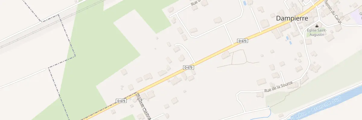 Plan du 18 Rue de Dole à Dampierre