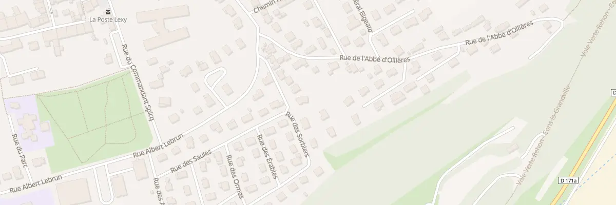 Plan du 2 Rue des Sorbiers à Lexy
