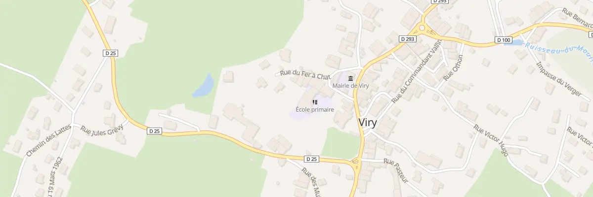 Plan du 13 Rue du Fer A Chat à Viry