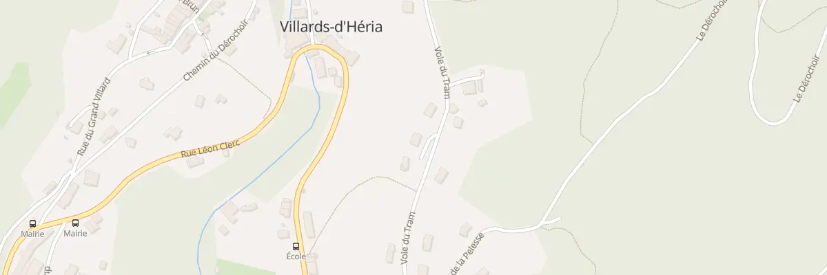 Plan du 6A Voie du Tram à Villards-d’Héria