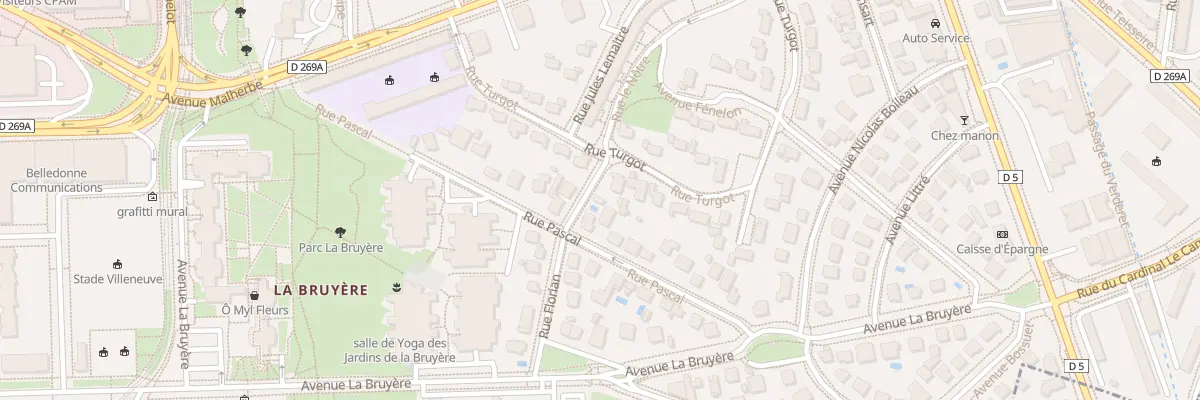 Plan du 24 Rue Pascal à Grenoble
