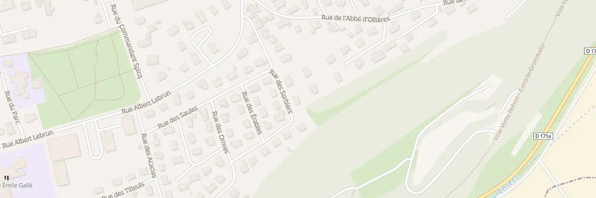 Plan du 8 Rue des Sorbiers à Lexy