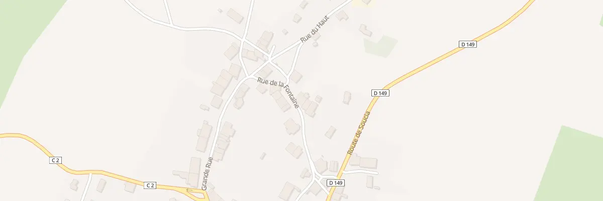 Plan du 232 Rue de la Fontaine à Thoiria