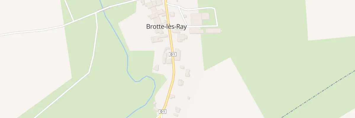 Plan du 14 Gr Grande Rue à Brotte-lès-Ray