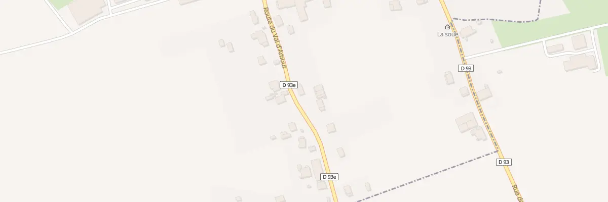 Plan du 12A Rte du Val d’Amour à Écleux