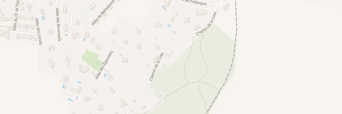 Plan du 8 Che de la Cote à Champagnier