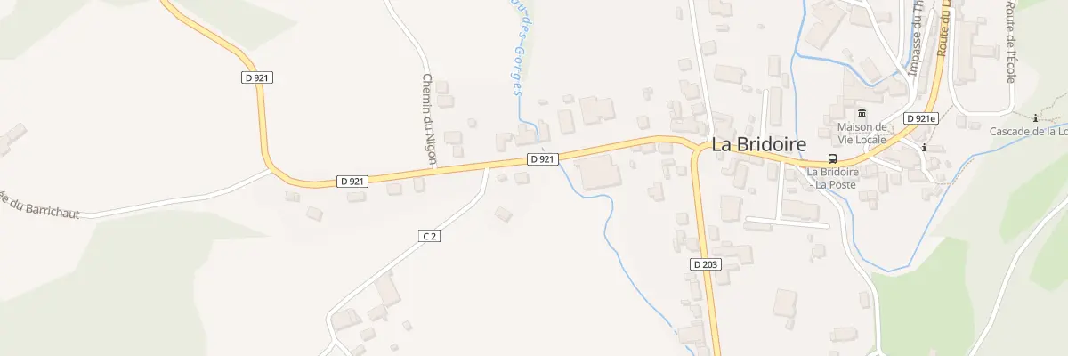 Plan du 173 Rte de Pont de Beauvoisin à La Bridoire